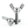 5 Pcs Machine Screw Set M5 Butterfly Wing Nuts Assortment Kit 304 Stainless Steel Wingbolt Screws and Bolts-1