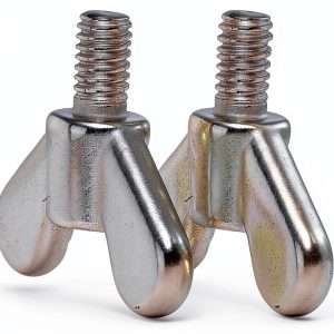 2Pair of Stainless Wing Butterfly Screws Bolts: Wing Bolt for Flagpole Installation with Hand-Twist Screws,10mm-0