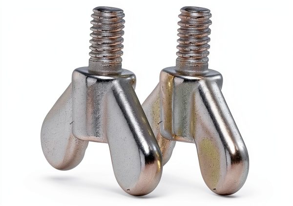 2Pair of Stainless Wing Butterfly Screws Bolts: Wing Bolt for Flagpole Installation with Hand-Twist Screws,10mm-0