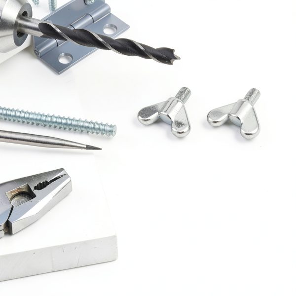 2Pair of Stainless Wing Butterfly Screws Bolts: Wing Bolt for Flagpole Installation with Hand-Twist Screws,10mm-2