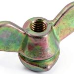 Clutch Cable Wing Nut EMPI for VW Beetle, Bus, Ghia – M7 Alloy Steel-0