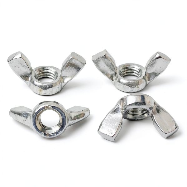 M8 Wing Nuts Stainless Steel 304 Fasteners Parts Screws Hand Twist Tighten Ear Butterfly Nut,20Pcs-3