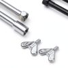 2Pair of Stainless Wing Butterfly Screws Bolts: Wing Bolt for Flagpole Installation with Hand-Twist Screws,10mm-6