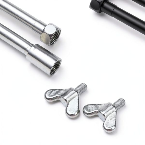 2Pair of Stainless Wing Butterfly Screws Bolts: Wing Bolt for Flagpole Installation with Hand-Twist Screws,10mm-6