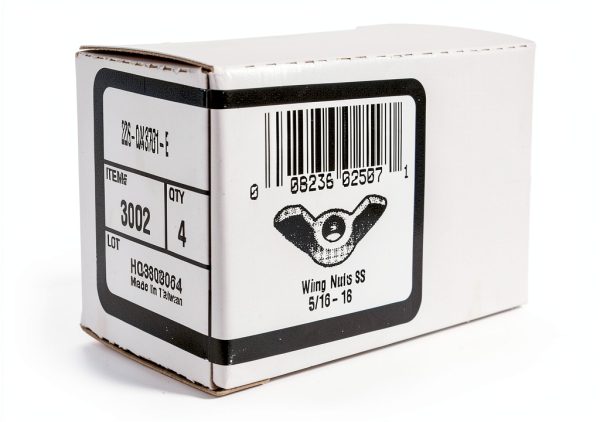 Wing Nut Hillman 3002 5/16-18 Inch Stainless Steel 4-Pack-2