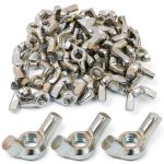 1/4-20 Wing Nuts 304 Stainless Steel by Dijedev 50pcs Fasteners-0