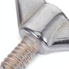 2Pair of Stainless Wing Butterfly Screws Bolts: Wing Bolt for Flagpole Installation with Hand-Twist Screws,10mm-4