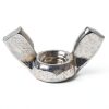 M6 Wing Nuts pouilzx 304 Steel Hand Twist Butterfly Nut 20pcs-1