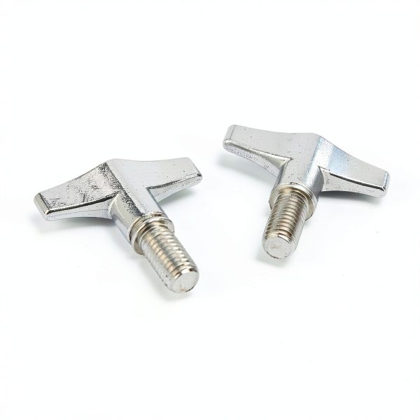 Pack of 2 Drum Set Hardware Guard Parts, M6x15mm Cymbal Stand Wing Nuts Screw Replacement Kit for Drummer, High-Graded Zinc Alloy Repairing Tool Percussion Instrument Accessories-8
