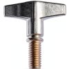 Pack of 2 Drum Set Hardware Guard Parts, M6x15mm Cymbal Stand Wing Nuts Screw Replacement Kit for Drummer, High-Graded Zinc Alloy Repairing Tool Percussion Instrument Accessories-1