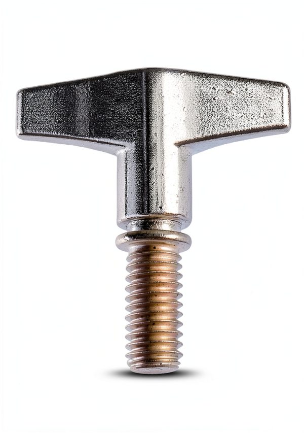 Pack of 2 Drum Set Hardware Guard Parts, M6x15mm Cymbal Stand Wing Nuts Screw Replacement Kit for Drummer, High-Graded Zinc Alloy Repairing Tool Percussion Instrument Accessories-1