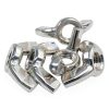 Five 304 stainless steel 1/2‑13 wing nuts HARSKIYER Resistant-3