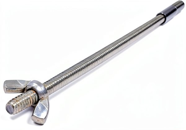6 inch x 1/4-20 Cleaner Stud Wing Nut XRTMD Stainless Steel 6" Long-1