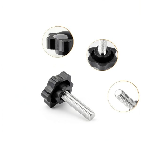 (4pcs) 481625-01 Wing Nut Knob 3/8"-16 x 1-1/4" For Scag Grass Catcher Cheetah Turf Tiger & More,Fits SFZ48-18FR SCZ61RD-31FX SFW48-16BV SFZ48-18FR SCZ52V-23FX-1
