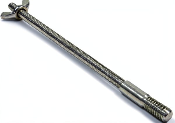 6 inch x 1/4-20 Cleaner Stud Wing Nut XRTMD Stainless Steel 6" Long-0