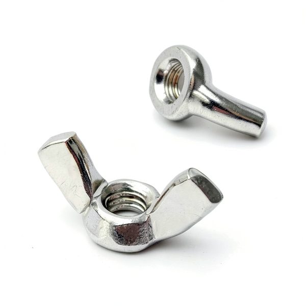 Hooshing 20PCS M6 Wing Nuts 304 Stainless Steel Fasteners Parts Screws Hand Twist Tighten Ear Butterfly Nuts-1