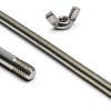 6 inch x 1/4-20 Cleaner Stud Wing Nut XRTMD Stainless Steel 6" Long-2
