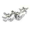 Hooshing 20PCS M6 Wing Nuts 304 Stainless Steel Fasteners Parts Screws Hand Twist Tighten Ear Butterfly Nuts-2