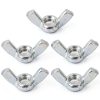 Five 304 stainless steel 1/2‑13 wing nuts HARSKIYER Resistant-0