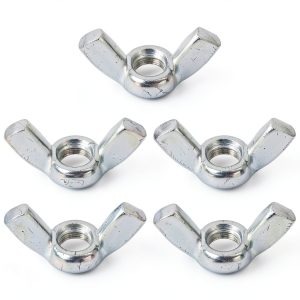 Five 304 stainless steel 1/2‑13 wing nuts HARSKIYER Resistant-0