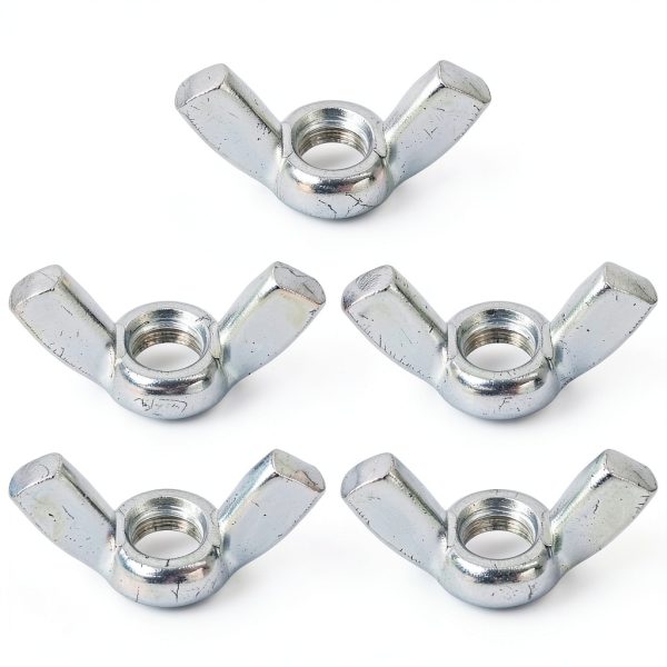 Five 304 stainless steel 1/2‑13 wing nuts HARSKIYER Resistant-0